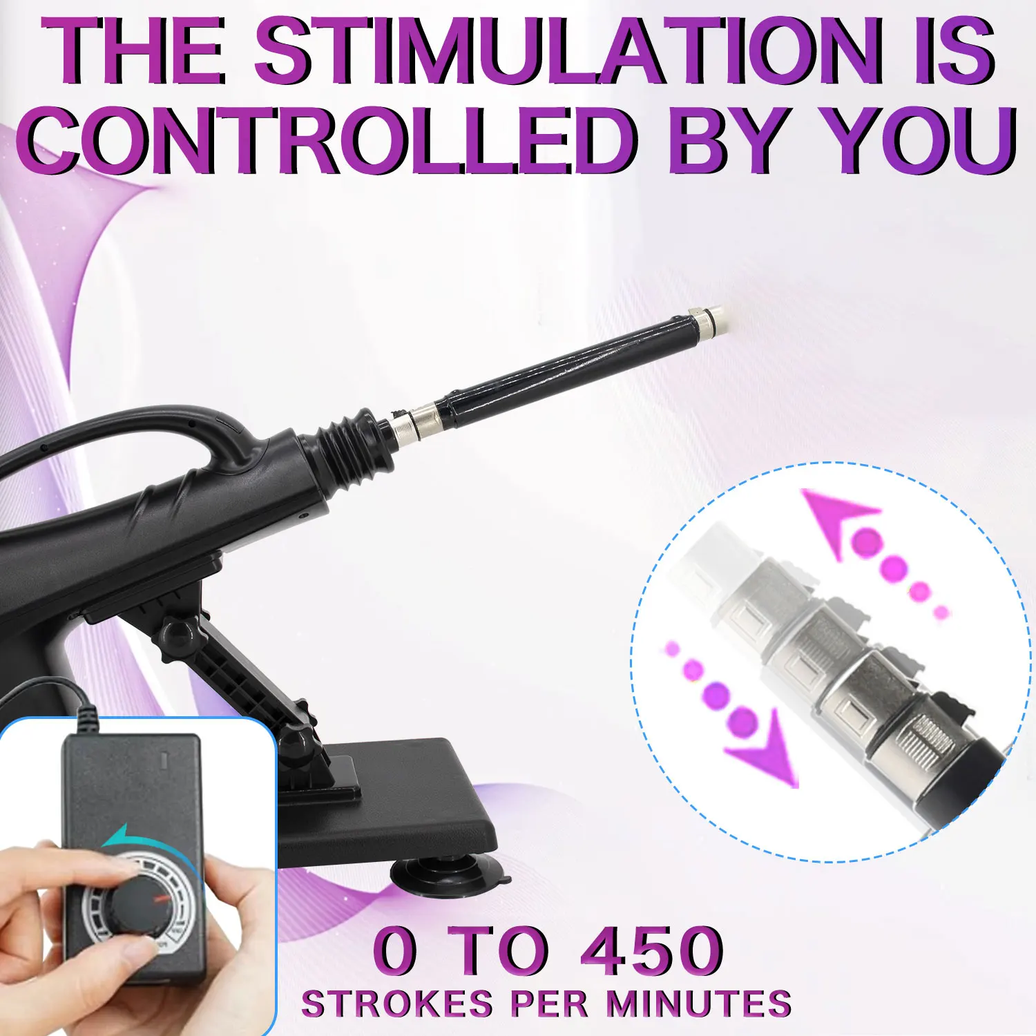 3XLR Connector DC Electric Motor Telescopic Reciprocating Linear Actuator Adjustable 60mm Stroke With Wired Control 24V