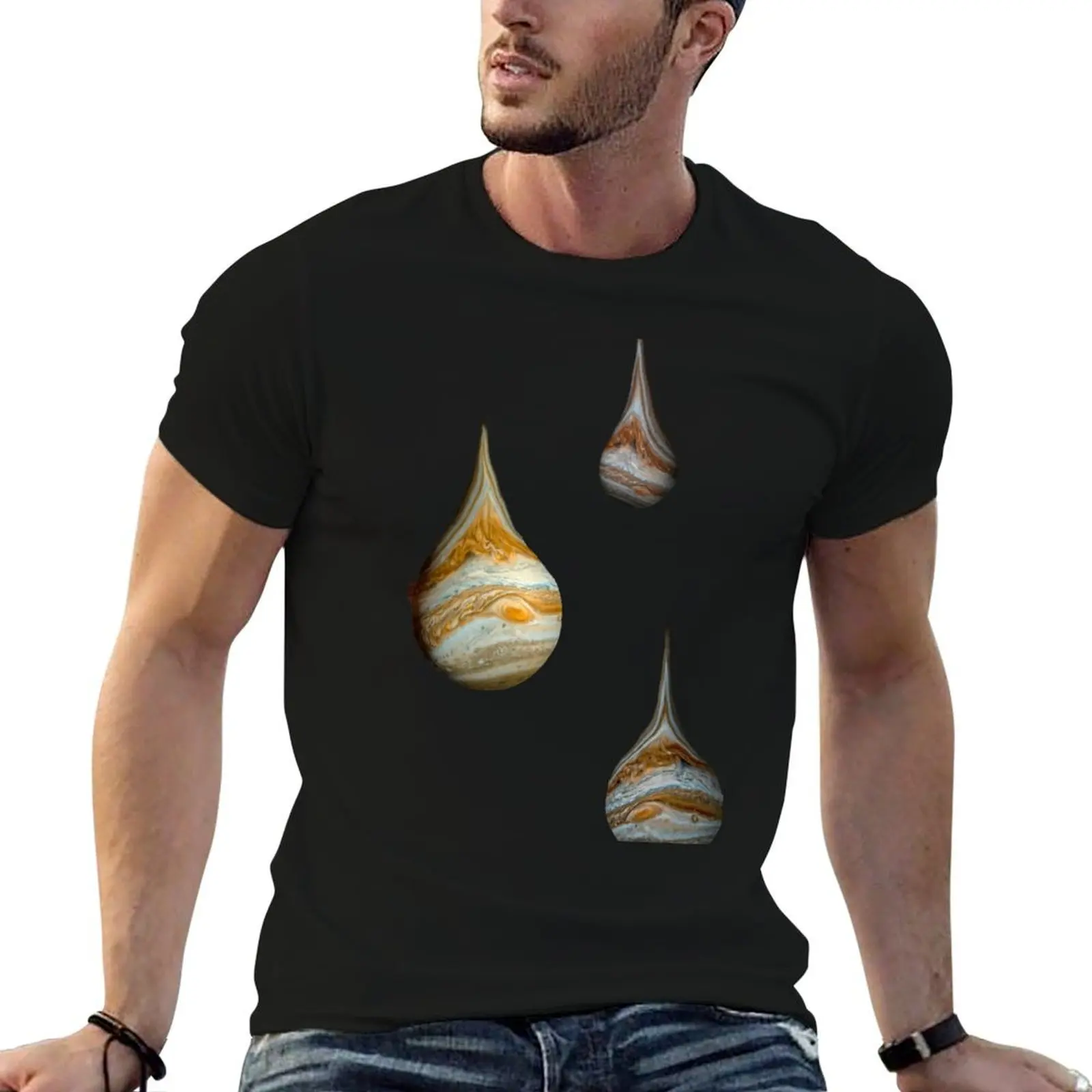 Drops of Jupiter T-Shirt No Iron Casual Short Sleeve Top