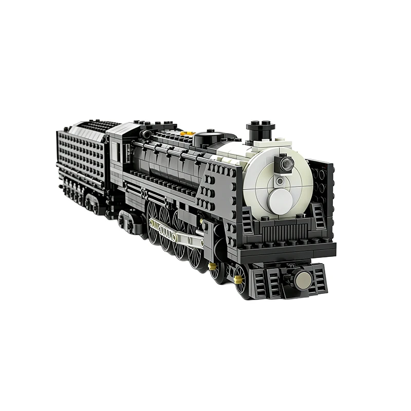 1579 ชิ้น ชุดประกอบรถไฟแบบโมดูลาร์ MOC ของเล่นเสริมสร้างพัฒนาการ ดีไซน์สร้างสรรค์ ของเล่น DIY สำหรับเด็ก ของขวัญคริสต์มาส