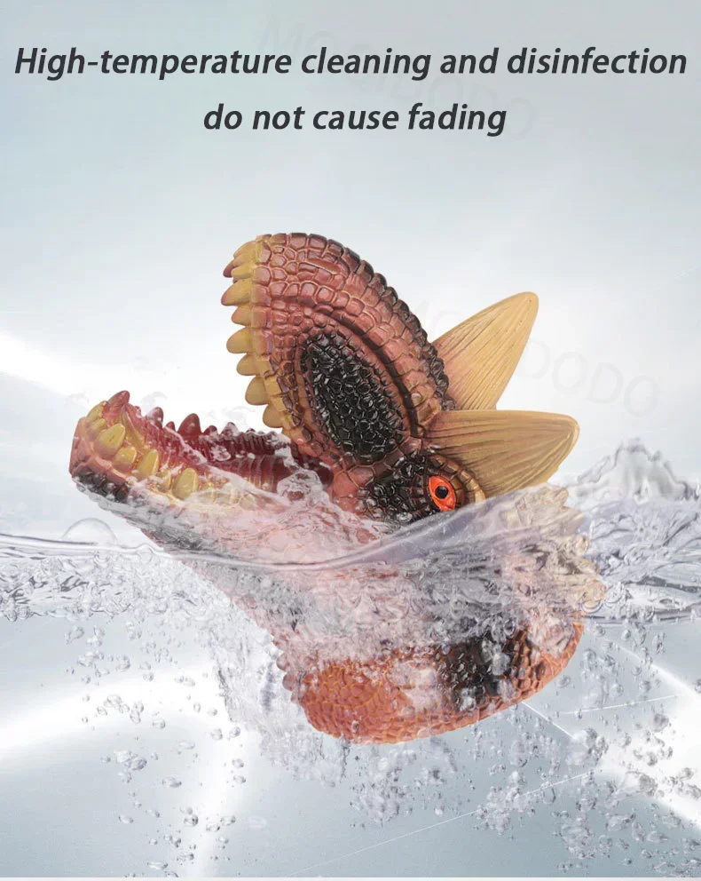 Marionnettes de dinosaures à main douce, modèle de tête de tyrannosaure réaliste, jouet requin tigre Jurass Dino Park animaux mondes jouets pour garçons et enfants