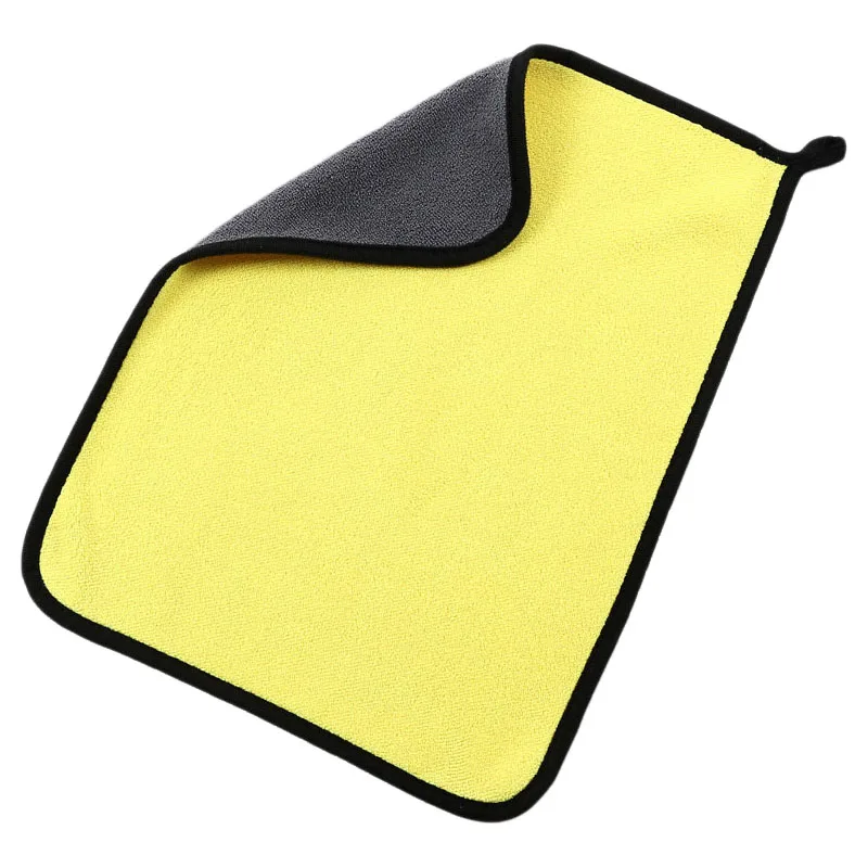 Serviette de lavage de voiture en microfibre à séchage rapide, 30x40cm, chiffon de nettoyage doux et Super absorbant, accessoires de détail automobile