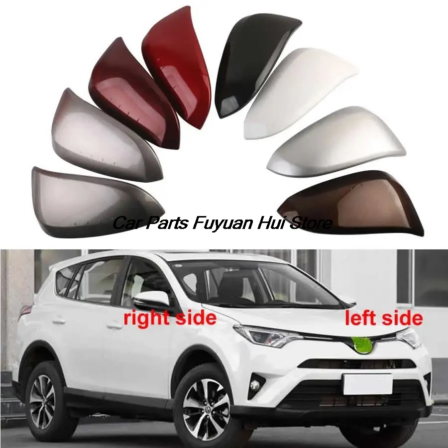 

For Toyota RAV4 RAV 4 2014 2015 2016-2019 Car Accessories Rearview Mirrors Cover Rear View Mirror Shell Housing Color Painted