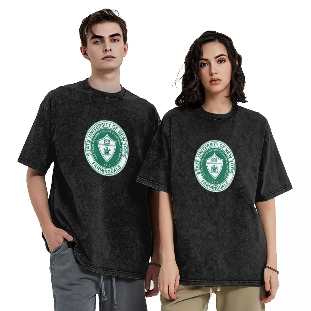 

SUNY FARMINGDALE COLLEGE Merchandise T-Shirt blanks customizeds funny shirt cotton cute tops mens funny t shirts