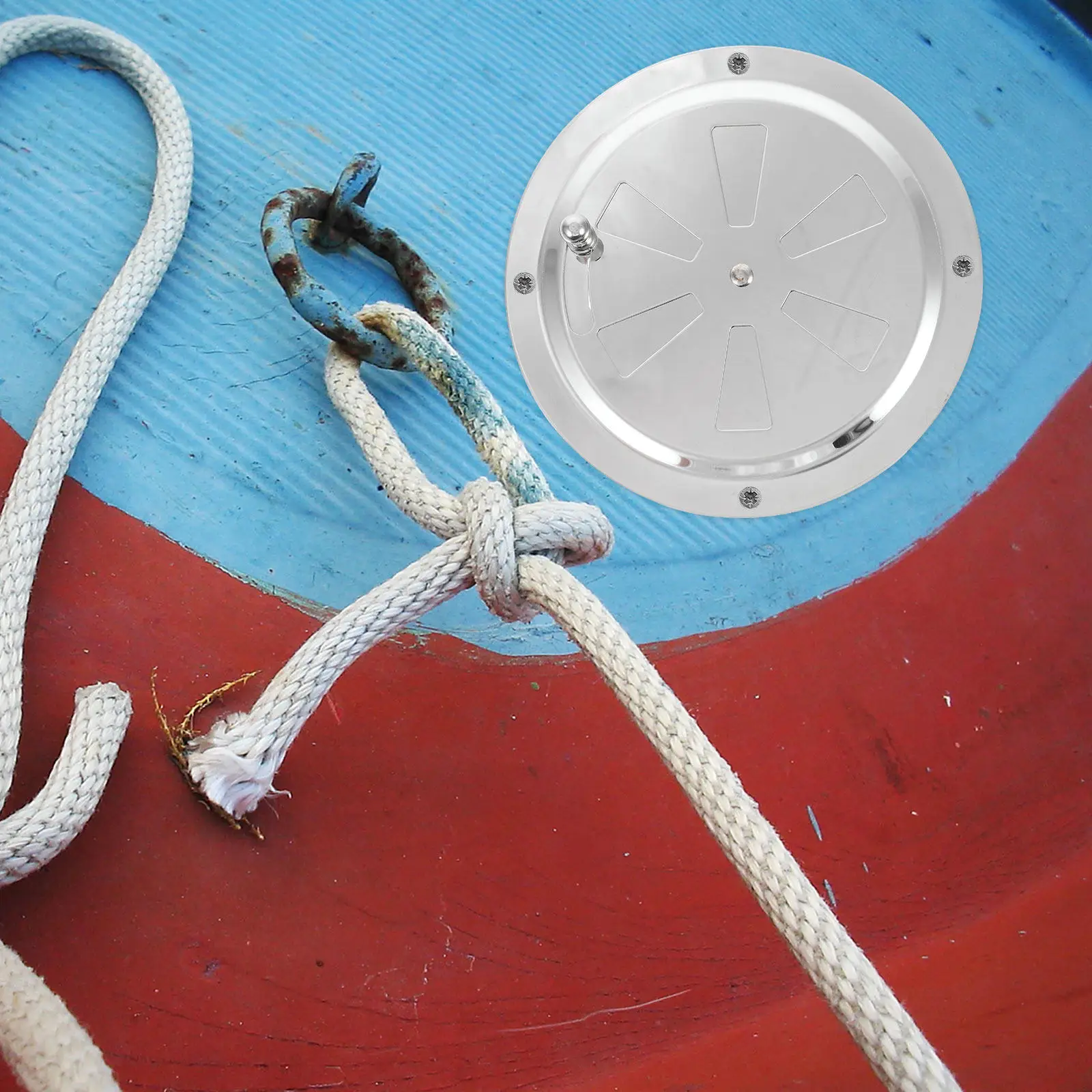 Air Vent Cover Stainless Steel Container For Door Air Vent Marine Engine Round Louver Adjustable Boat Yacht Cabin