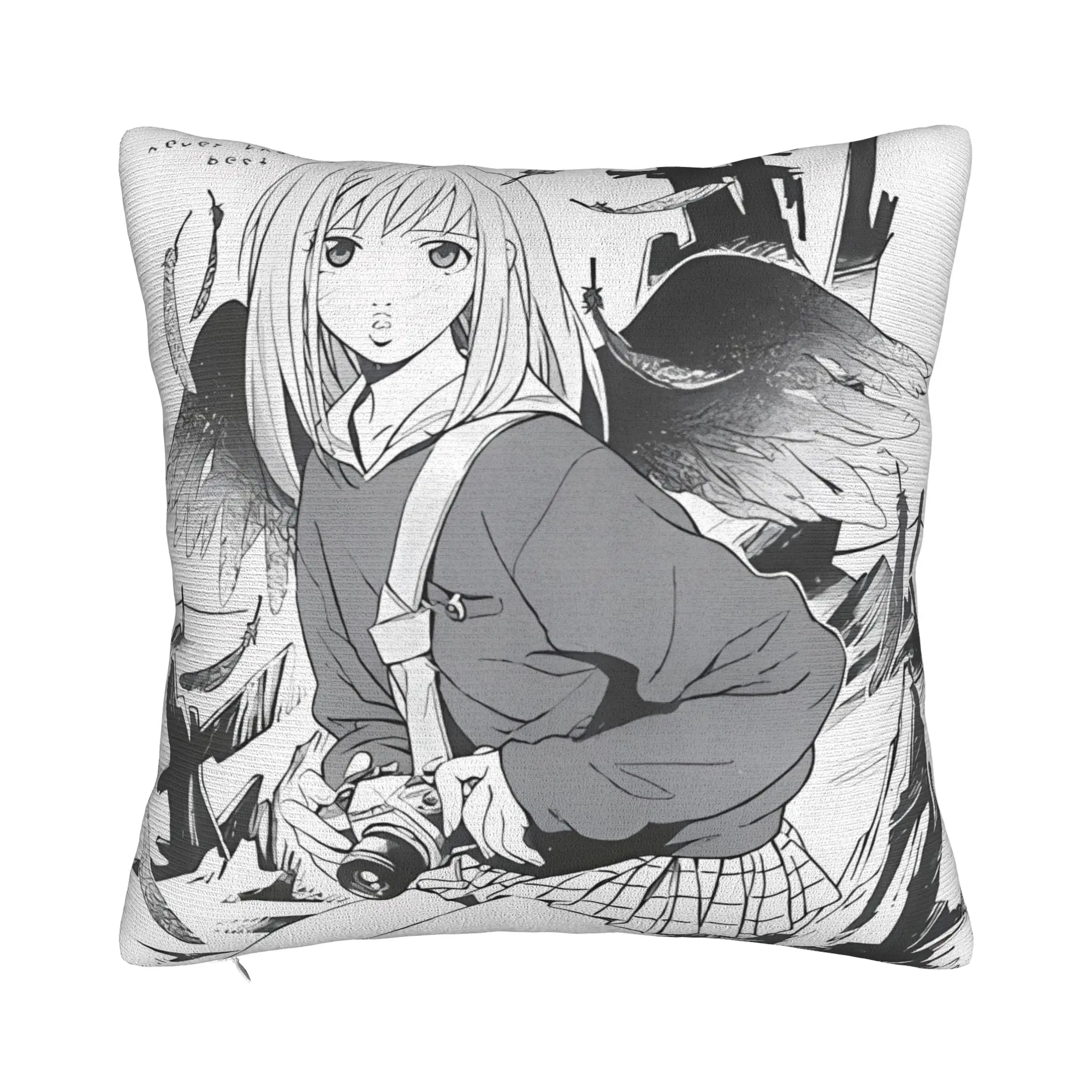 FLCL Mamimi Never Knows  Decorative Pillowcases for Cozy FLCL Pillow Cover Soft Durable