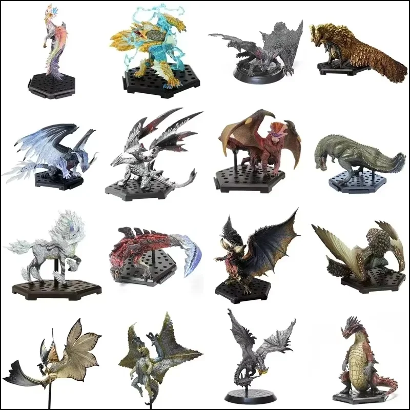 Game Peripheral Monster Hunter World Ps4 Game Limited Pvc Models Dragon Action Figure Japanese Genuine Kids Toy Gifts Collection