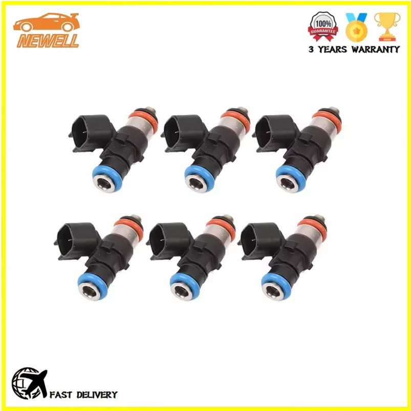 

6pcs 0280158091 Fuel injector For Ford Edge Flex Fusion Taurus X Lincoln MKZ MKX MKS MKT Mazda 6 CX-9 Mercury Sable 3.5L 3.7L
