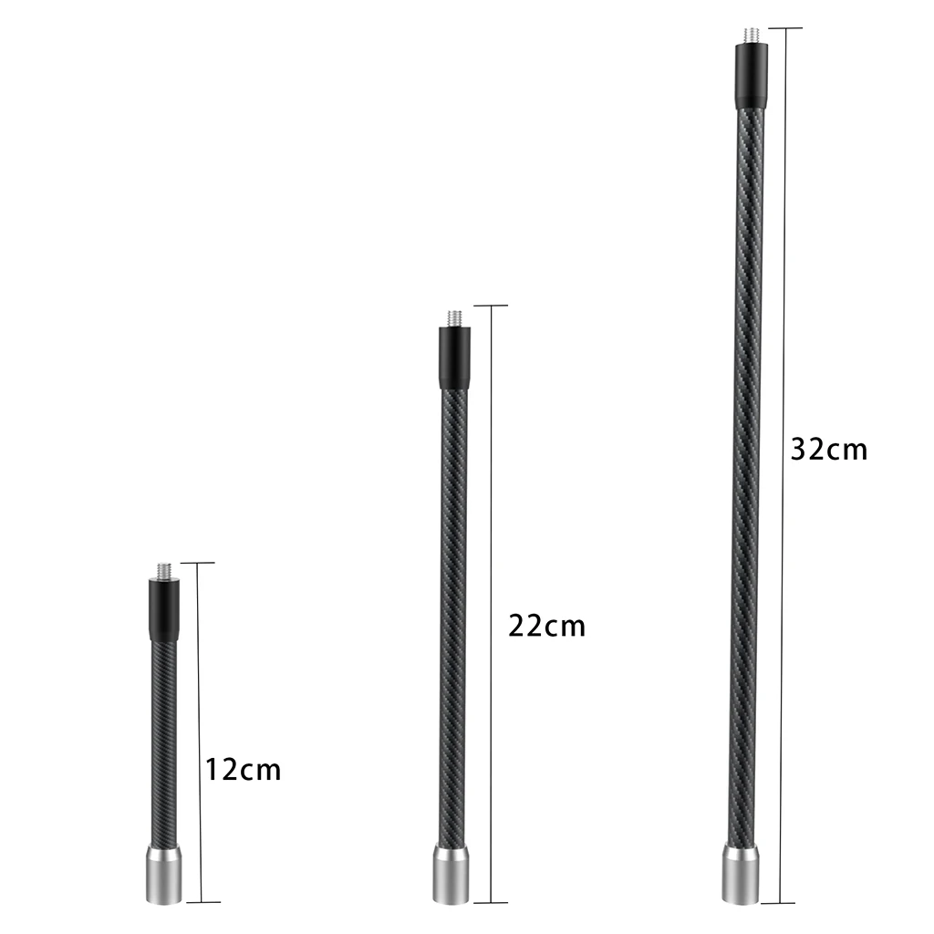 Verlängerungsstange 1/4 Stativ-Verlängerungsstange Selfie-Helmstange Verlängerungsarm Halterung Stativadapter für GoPro 12 Insta360 Action-Halterung – Detail 5