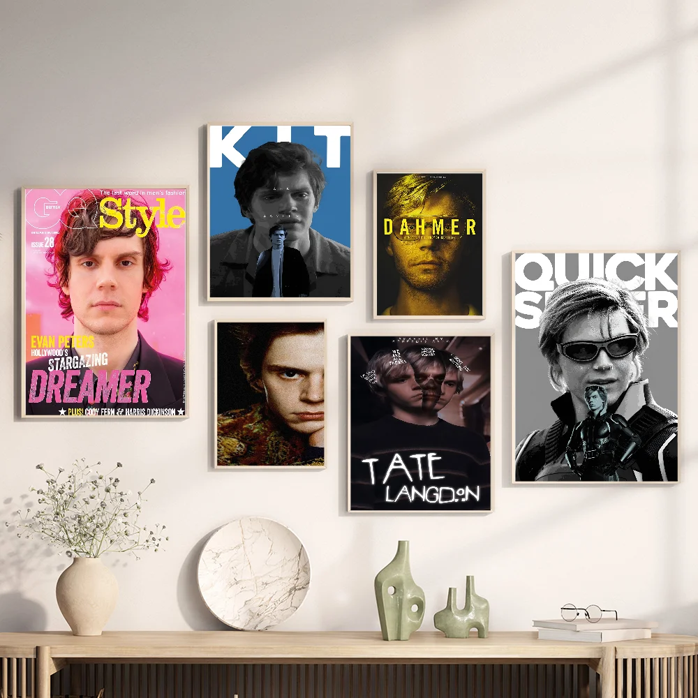 E-Evan P-Peters A-Actor Good Quality Prints And Posters Vintage Room Bar Cafe Decor Home Decor