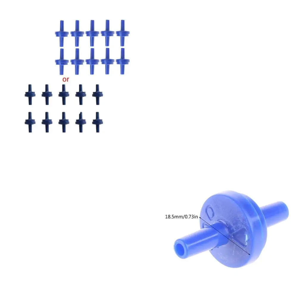 10 Packs Check for Valve Durable Plastic Air Pump Valves Perfect for Fish for Ta