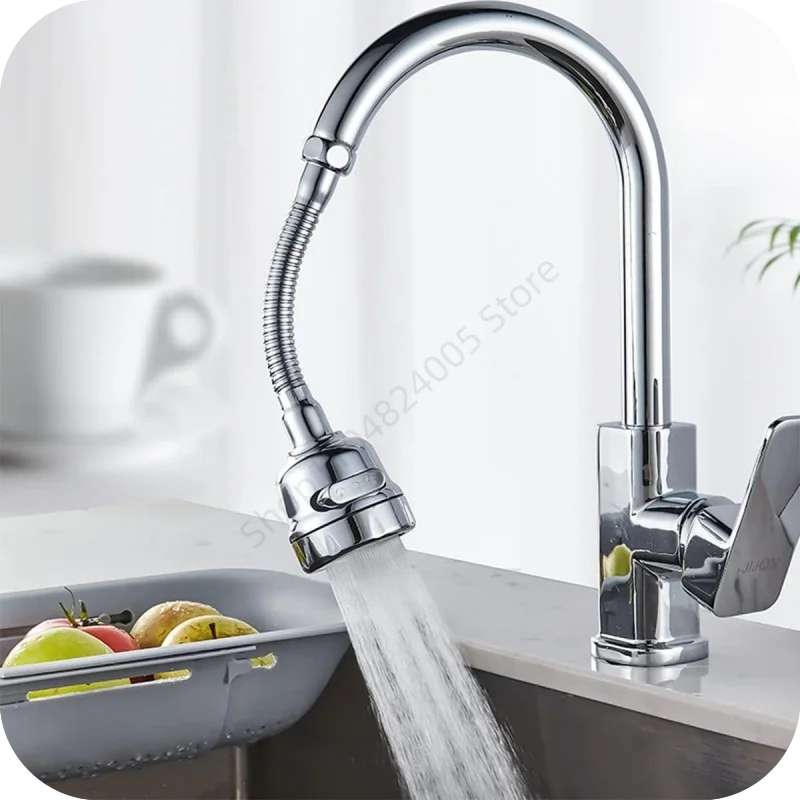 Universal Kitchen Faucet Adapter 2/3 Modes 360° Rotation Faucet Filter Extenders Kitchen Gadgets Spray Water Saving Tap Nozzle