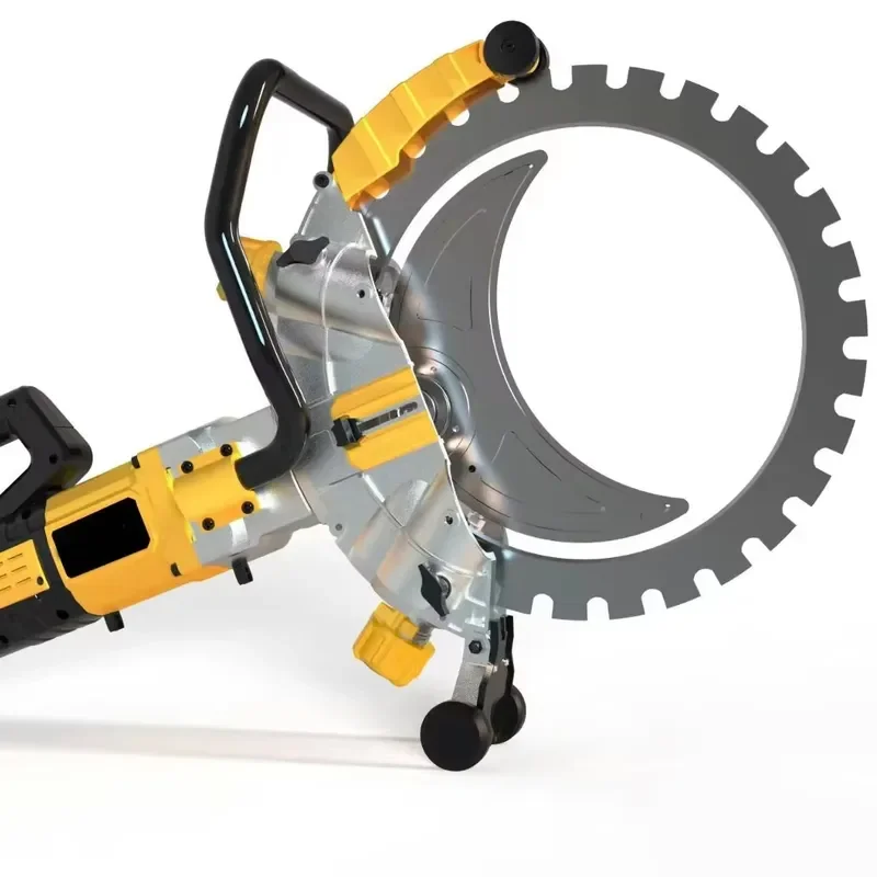 High-Frequency Dust-Free Circular Saw New Handheld Motor Engine Door Window Opening Wall Cutting Machine Gear Concrete Cutter