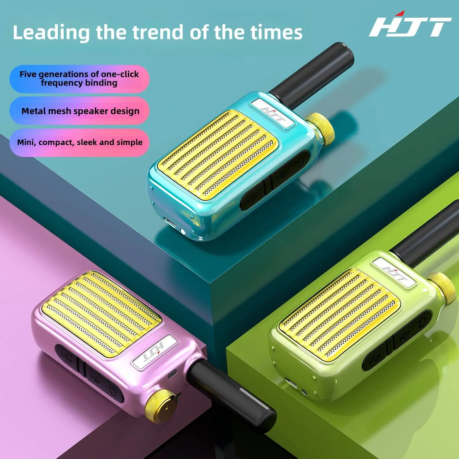 

High-Power two way radio Walkie-Talkie with Headphones Wholesale Hotels Restaurants Self-Driving Service Industry Earpiece Gift