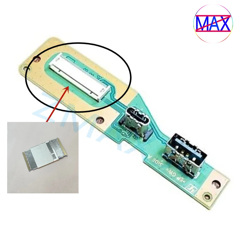 1pcs For PS5 Console Motherboard And USB Type-A/Type-C Socket Board Connection Cable Replacement Side Board Flex Cable 40PIN