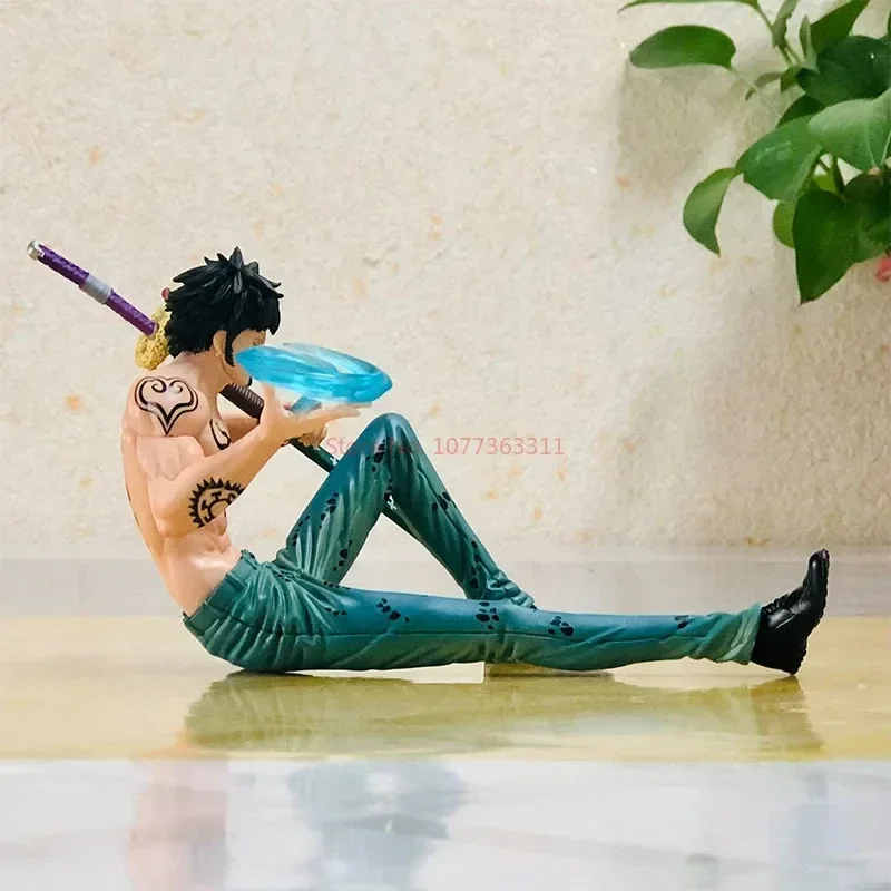 One Piece Anime Figur Bt Sitzhaltung Trafalgar Law Operation Action-figuren Zimmer Ornament Pvc Modell Sammlung Spielzeug Geschenk