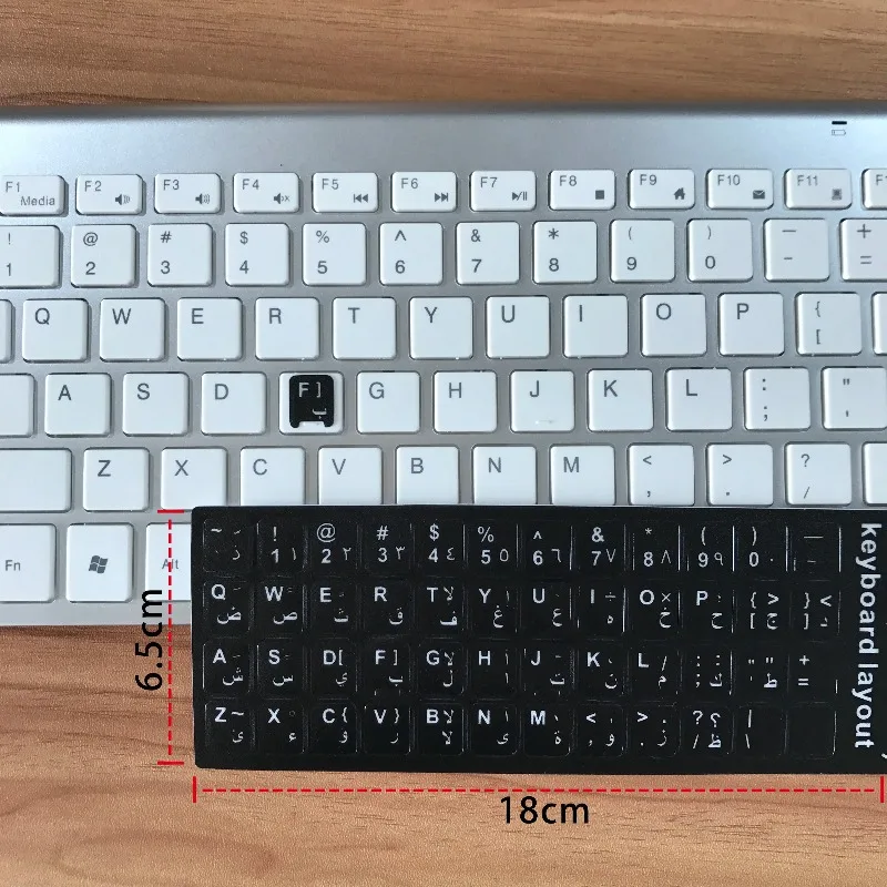 English Spanish Italian Korean French Keyboard Stickers Frosted Language Keyboard Sticker for Laptop Desktop PC Standard Letter
