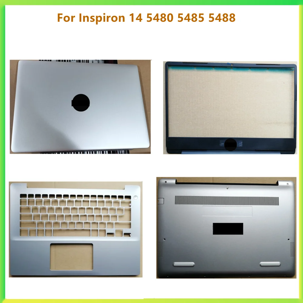 

New Laptop LCD Back Bezel Front Frame Top Case Palmrest Upper Bottom Cover Case For DELL Inspiron 14 5480 5485 5488 Shell