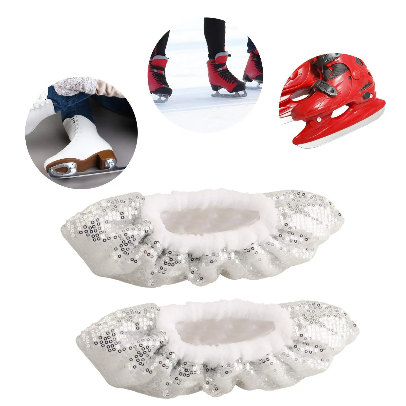 

Чехол на коньки, плюшевая защита для коньков, защита для катания на коньках, катание на лыжах