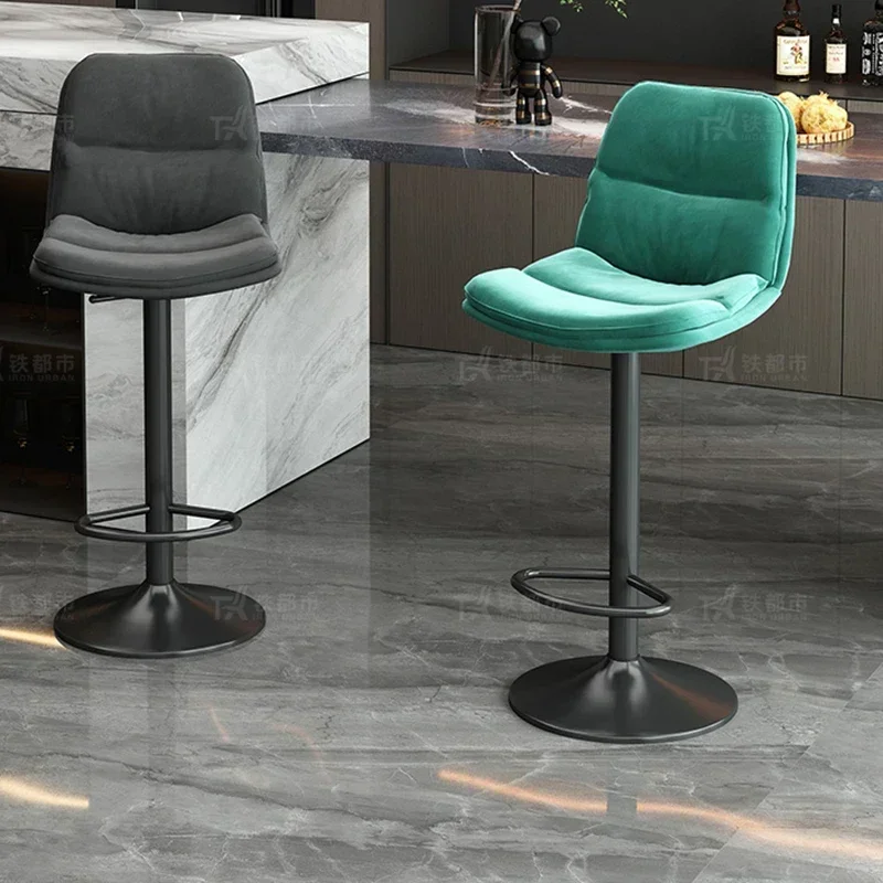 

Luxury Chairs Chair Barber Shop Modern Design Chaise Bar Stools Counter Kitchen Height Taburete Cocina Furniture Comfortable