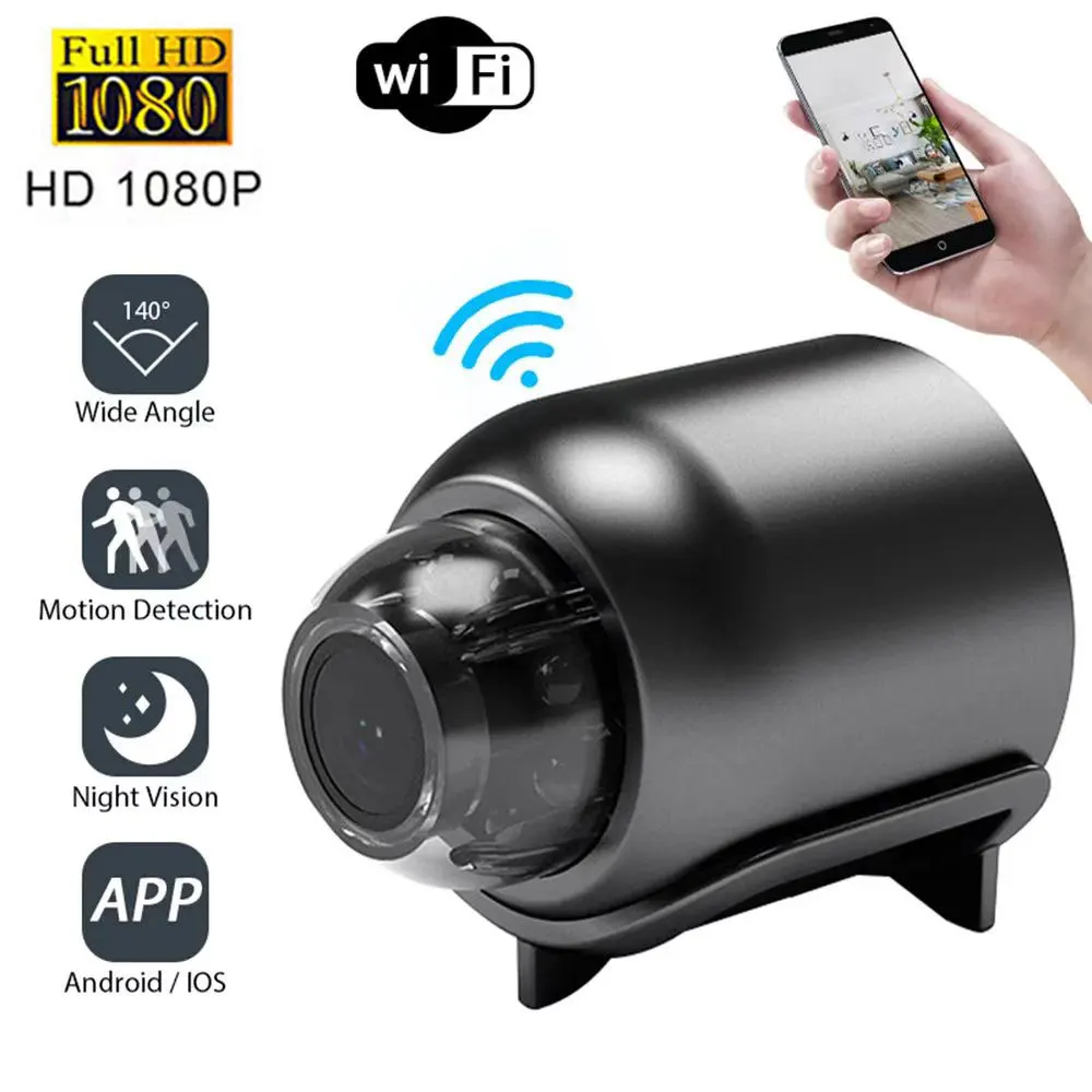 Mini 1080P Camera Wifi IP Camera Security Protection Night Vision Motion Detect Surveillance Cam DV Recording for Home