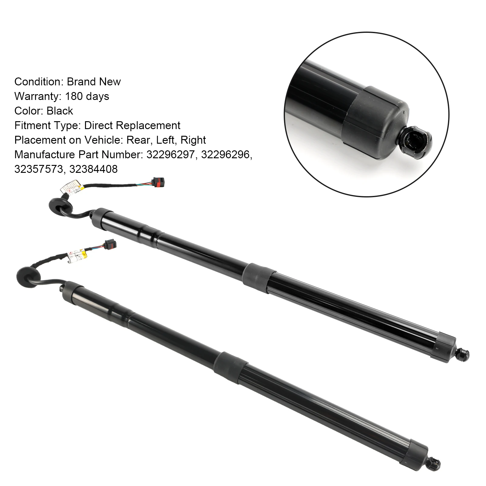 Artudatech Left/Right Rear Electric Tailgate Gas Strut 32296296/32296297 fit Volvo XC40 536 2019 2020 2021 2022 2023