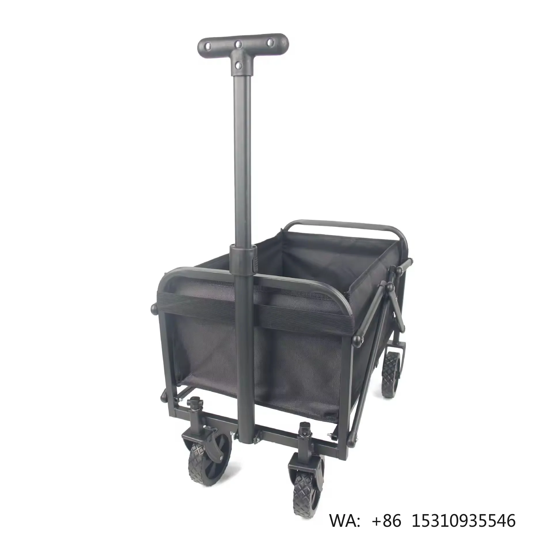 Outdoor Off-road Camping Vehicle, Foldable Four-wheeled Trolley with Table, Picnic Trailer, Campsite Vehicle