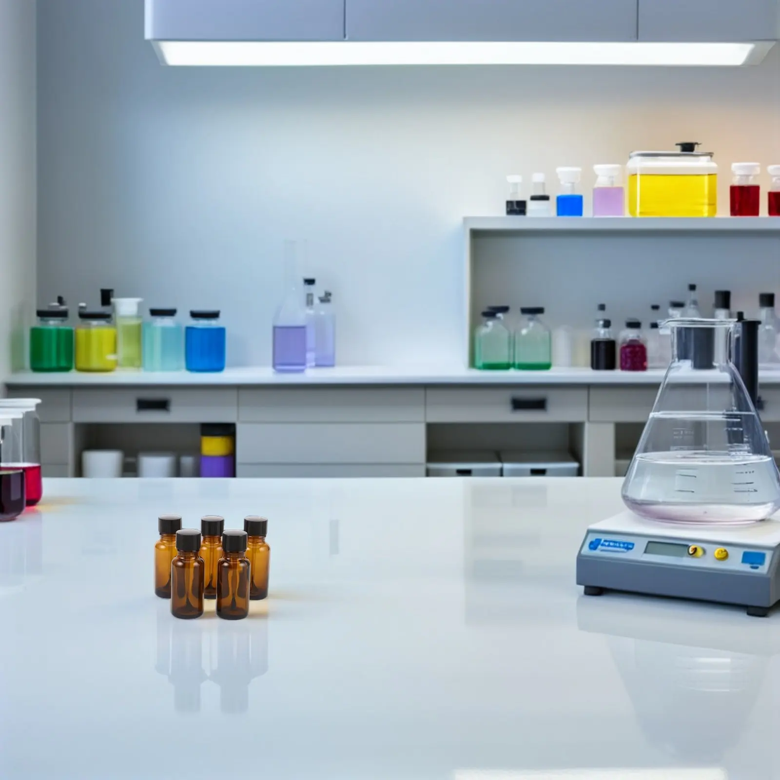 

20 шт. флаконов для лака для ногтей из коричневого стекла, цилиндрические, с кисточкой, портативные, многоразовые контейнеры для хранения для DIY-маникюра