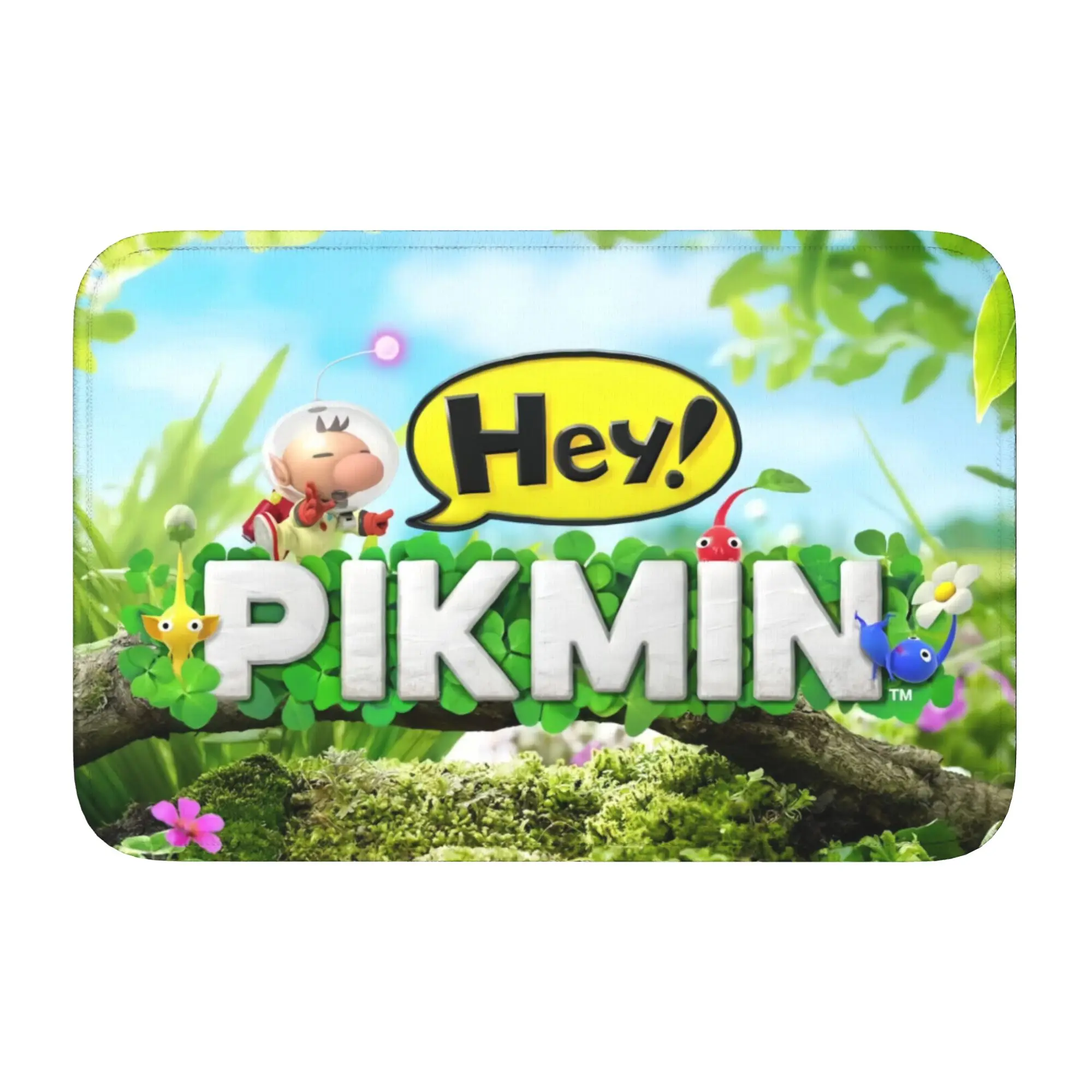 Pikmin'ed Cartoon Front Door Floor Entrance Mats Outdoor Strategic Video Games  Bath Kitchen Doormat Bedroom Carpet Rug