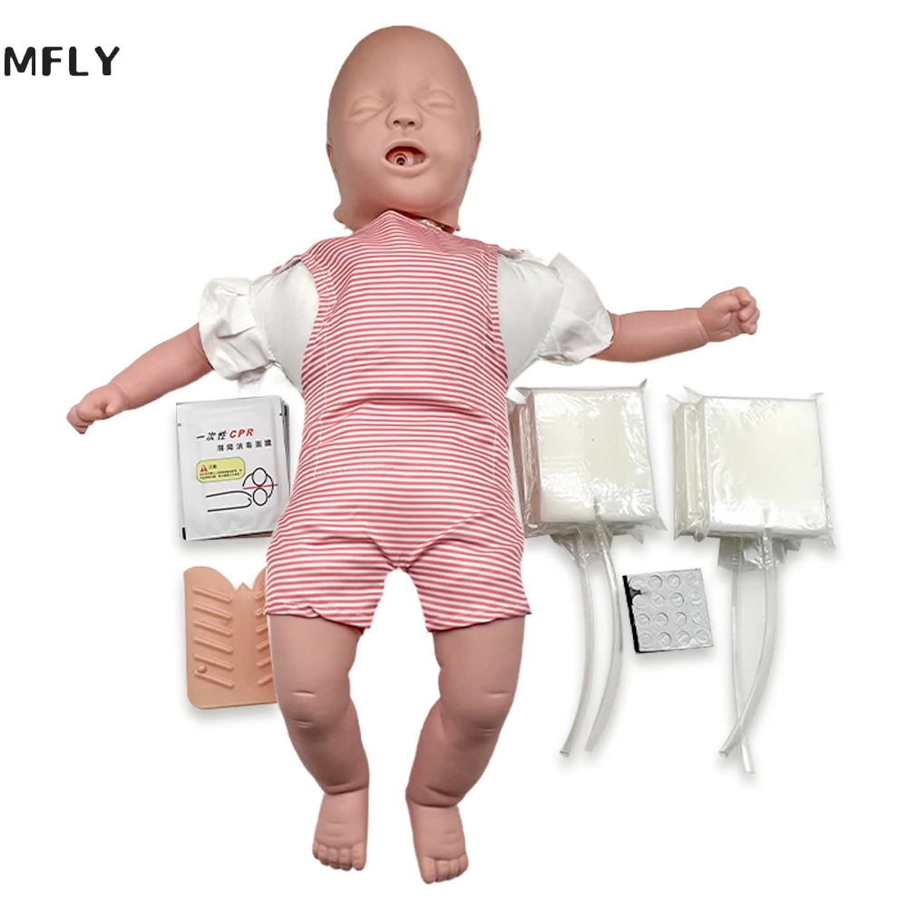 

CPR Manikin Medical Teaching Tool Baby Infarction Model Infant Airway Obstruction Training Manikin