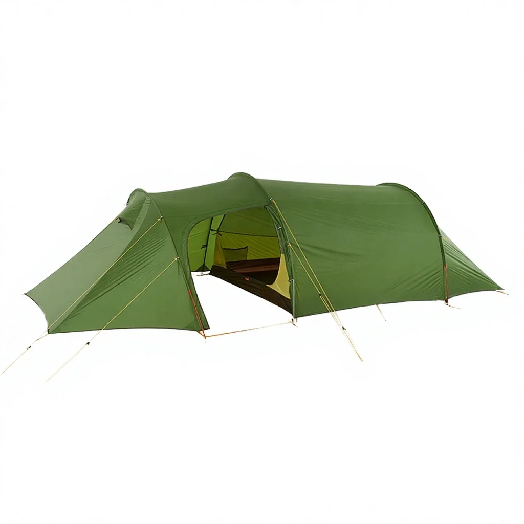 2026 1-2 Person 20D Silicone Nylon Tunnel Tent Double Layer Waterproof Large Vestibule Aluminum Pole Camping Tentpromote sales