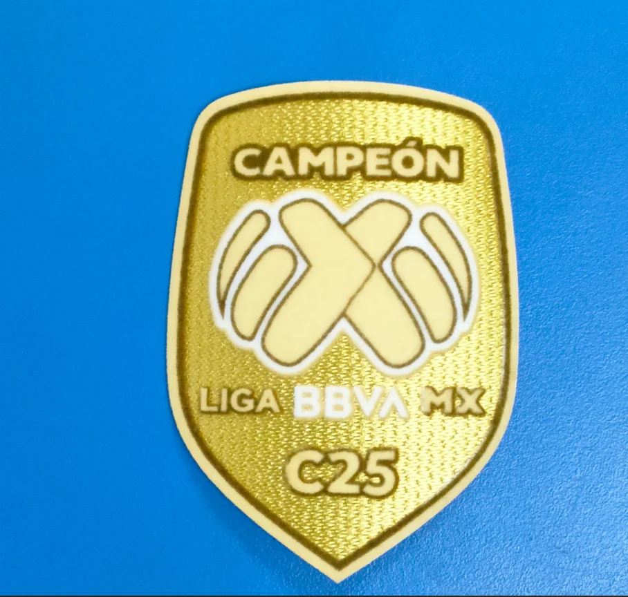 A24 Patch A24 MX شارة كرة القدم CAMPEON LIGA BBVABBVA MX SOCCER PATCHES 2024 حديد مع غراء عالي الجودة