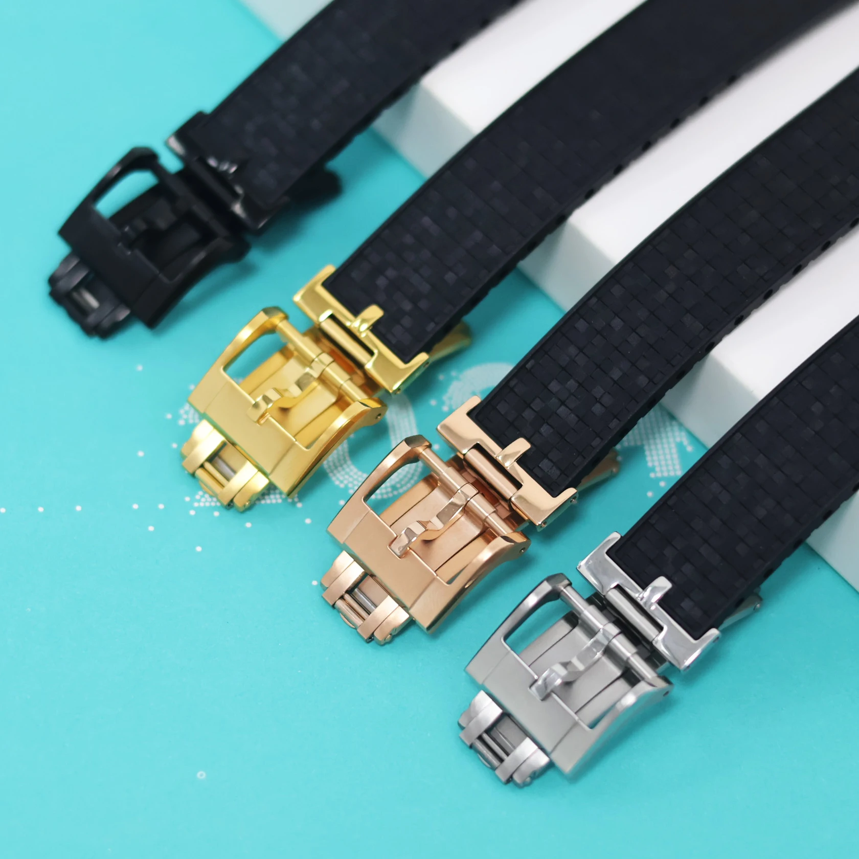 Spring Deployant Clasp 16mm 18mm Perfect Fit for Hermès Rolex Cartier Patek Philippe Watch Original Repalcement Watch Band Clasp