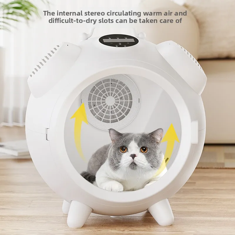 

Product slogan for your pet dryer New Smart Pet Dryer Box Ultra-Quiet Constant Temperature Blower for Cats Dogs Fast Safe