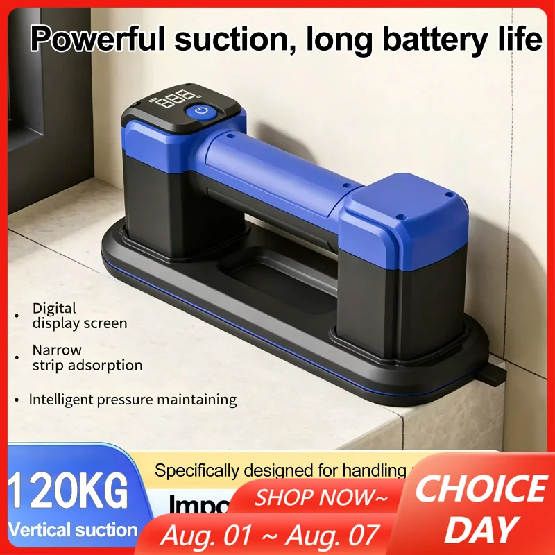 narrow-strips-mini-electric-vacuum-suction-cup-for-tiles-glass-lifting-tools-120kg-bearing-capacity-heavy-duty-air-pump-lifter