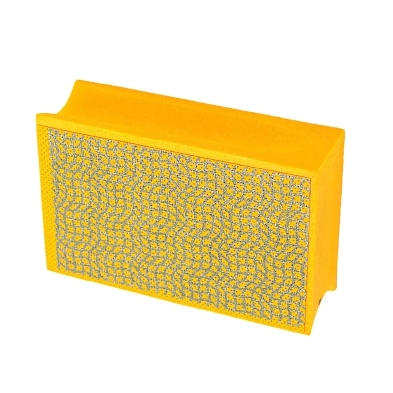 Blocco smerigliatura manuale stabile, rivestito in adamantite, impugnatura ergonomica rifinitura precisa dei