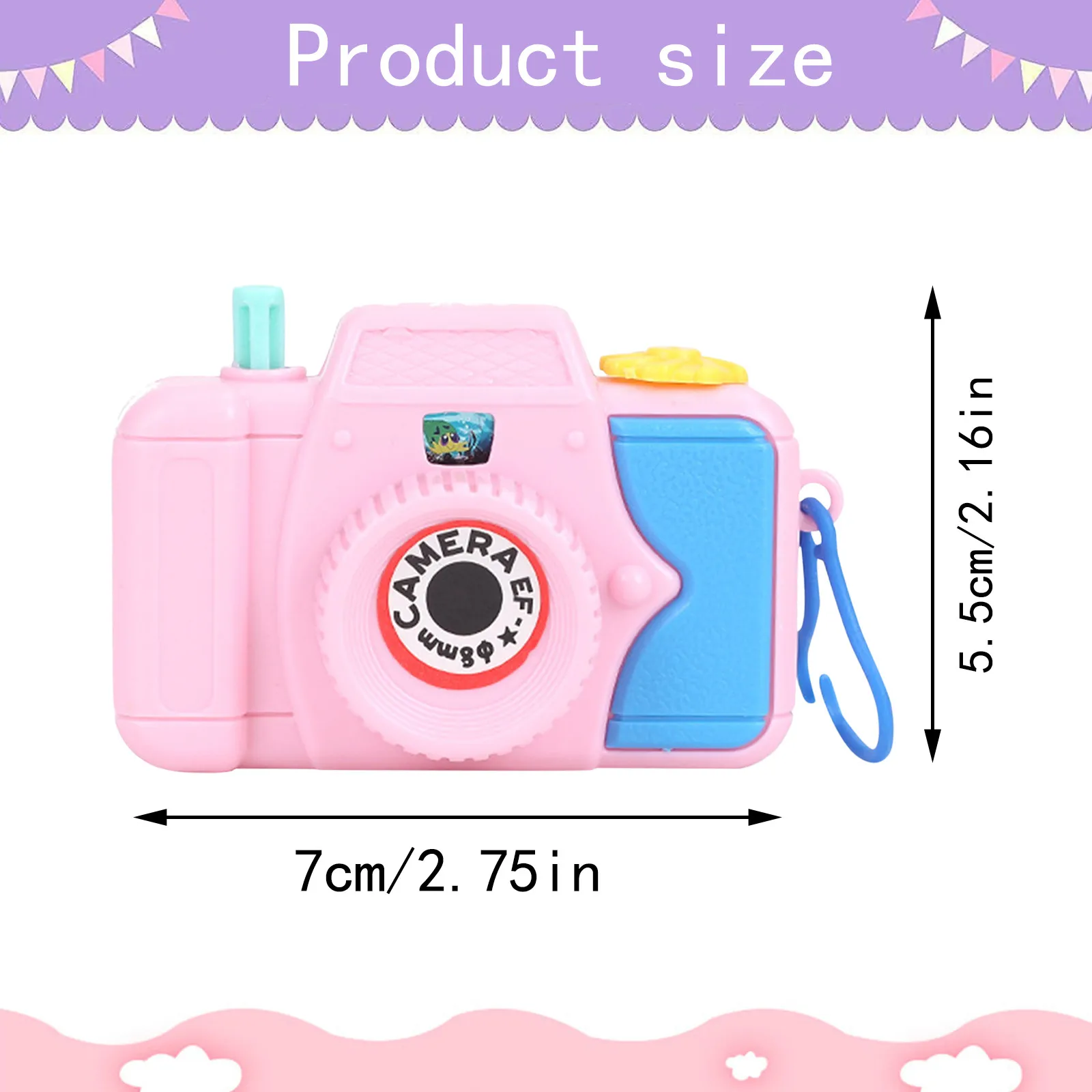 Macchina fotografica di proiezione giocattoli per bambini Mini simulazione fotocamera digitale giocattolo caleidoscopio giocattoli per bambini regalo educativo per bambini игрушки