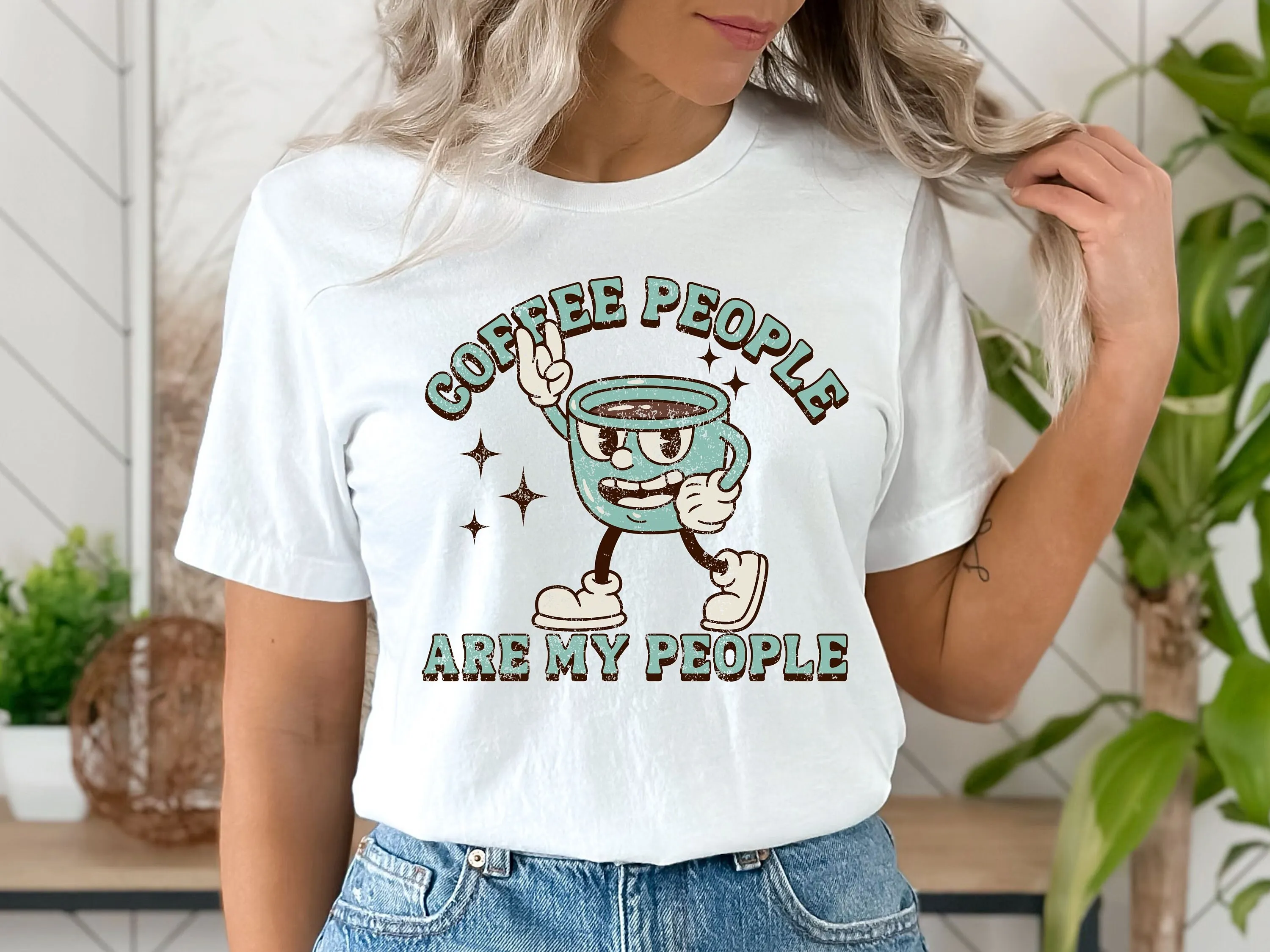 

Футболка Coffee People — моя кофе в стиле ретро