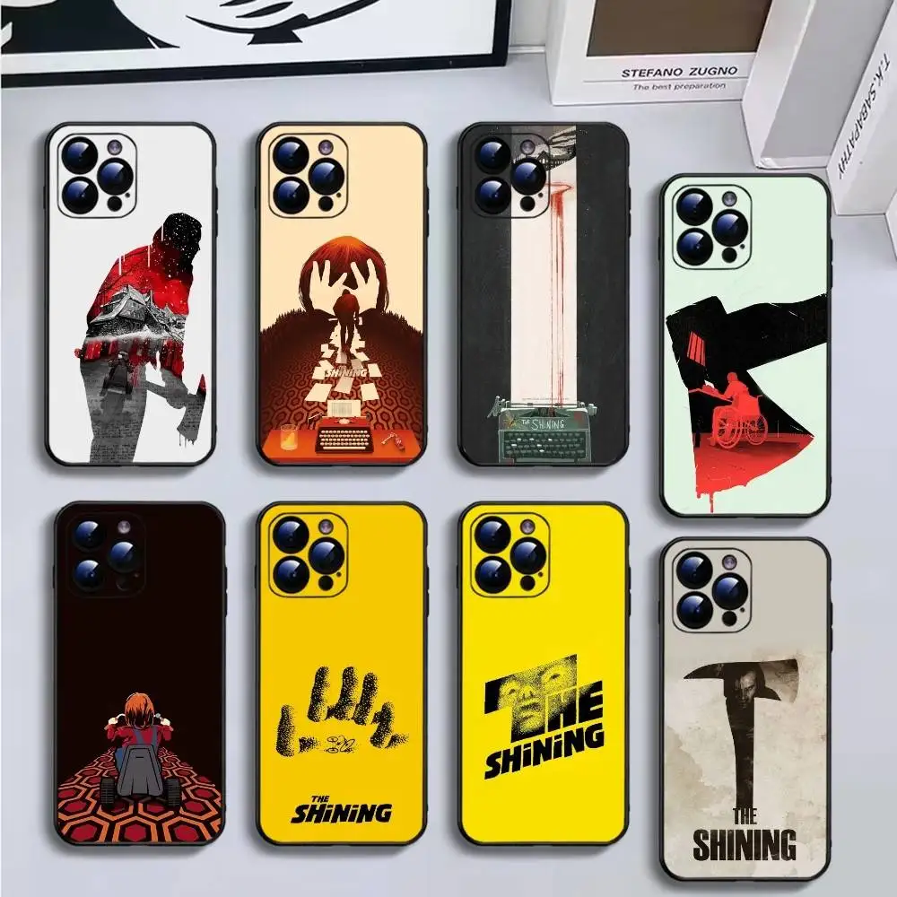

Movie The Shining Phone Case For iPhone16,15,14,13,12,11 Plus,Pro Max,XS,X,XR,SE,Mini,8,7,Soft Black Cover
