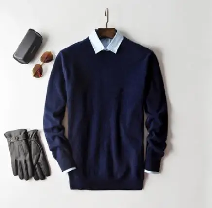 Variant: navy blue o-neck