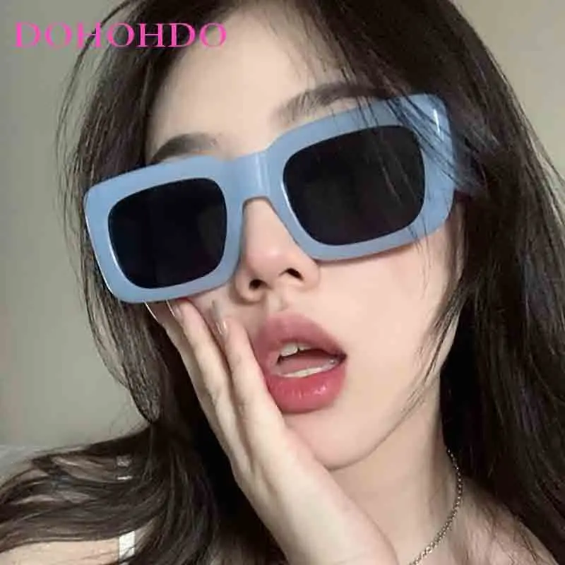 

New Women's Sunglasses Fashion Vintage Luxury Brand Design Frame Square Glasses Girls Sun Glasses Outdoors Travel Eyewear UV400