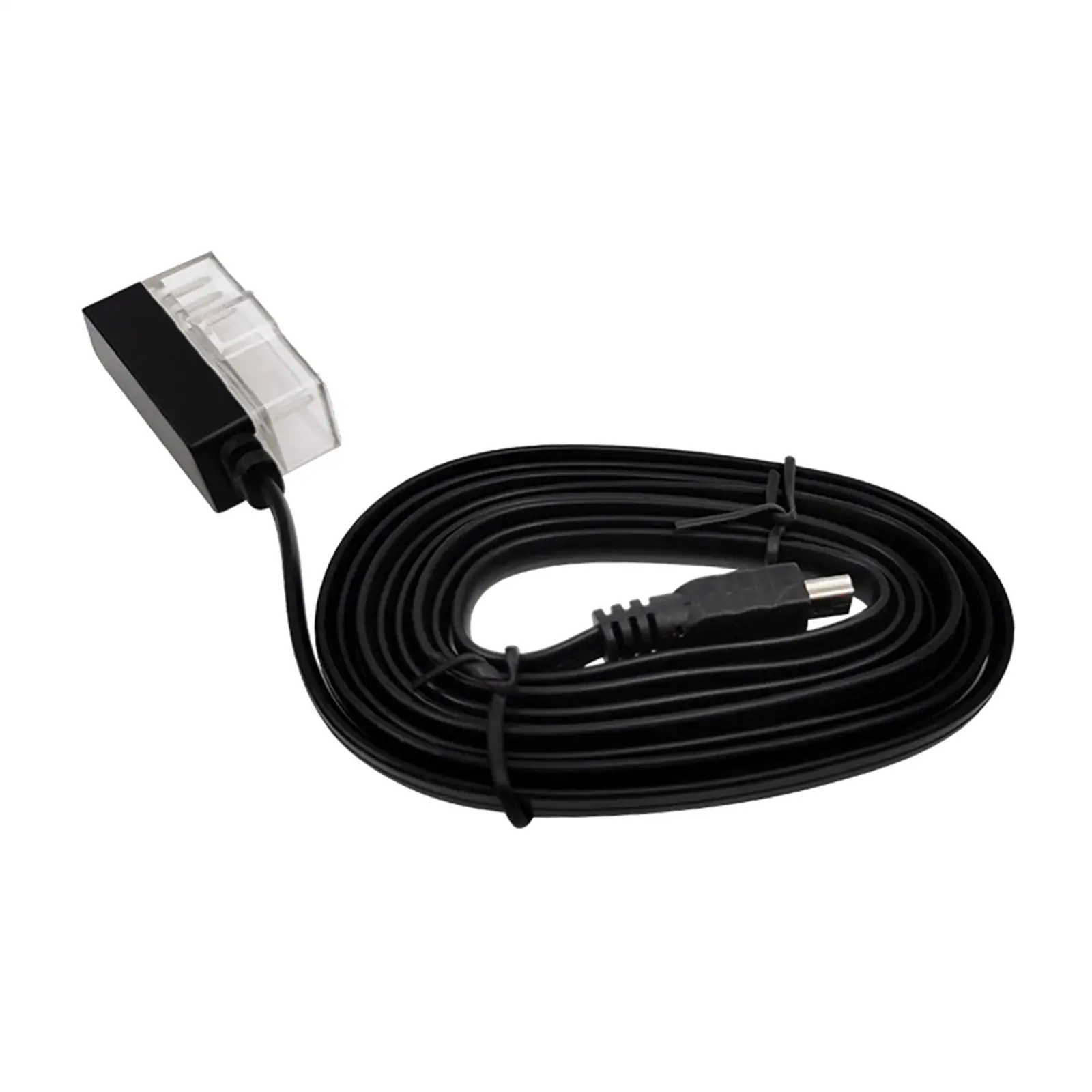 

Dashboard HUD Head Up Display OBD2 Cable Black 7 Pin Extension USB Car Bolt Gauge Adapter for Auto Use