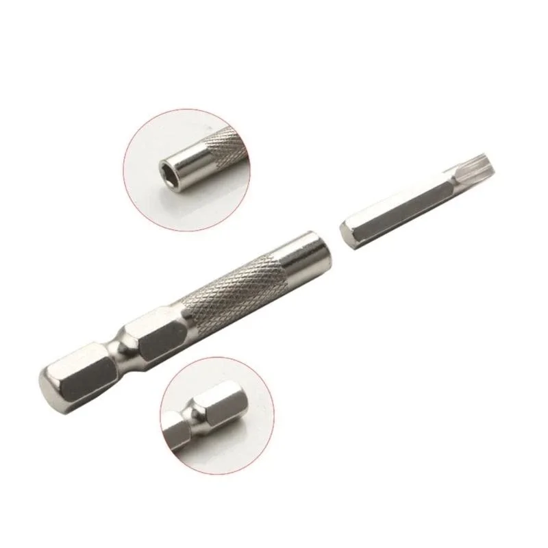 

Electric Tool Adapter Bit Adapter 25mm Length 4pcs Set 50mm Length Conversion Adapter For Electric Screwdriver