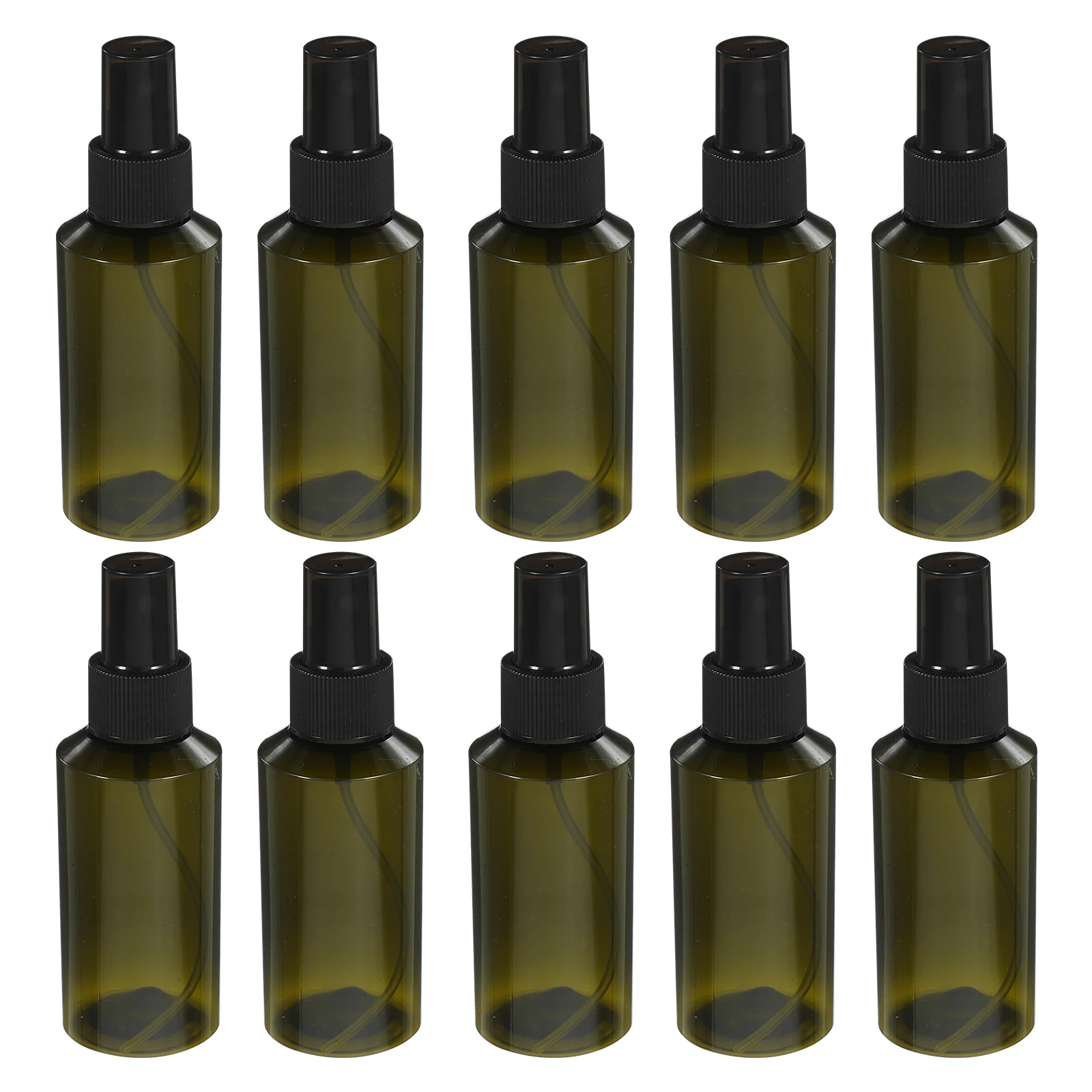 

10 pcs 150ml Bottles Plastic Refillable Travel Outdoor Portable Mist Dispenser Non-leak Lightweight
