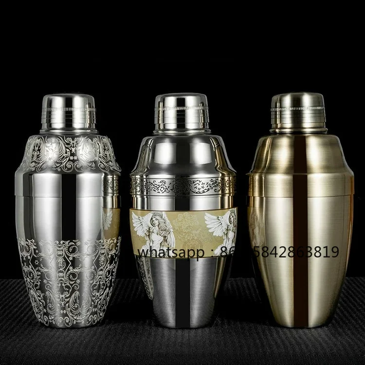 Cocktail Shaker Three-stage 500ml Shaker, Shaker, Bar, Professional Shaker