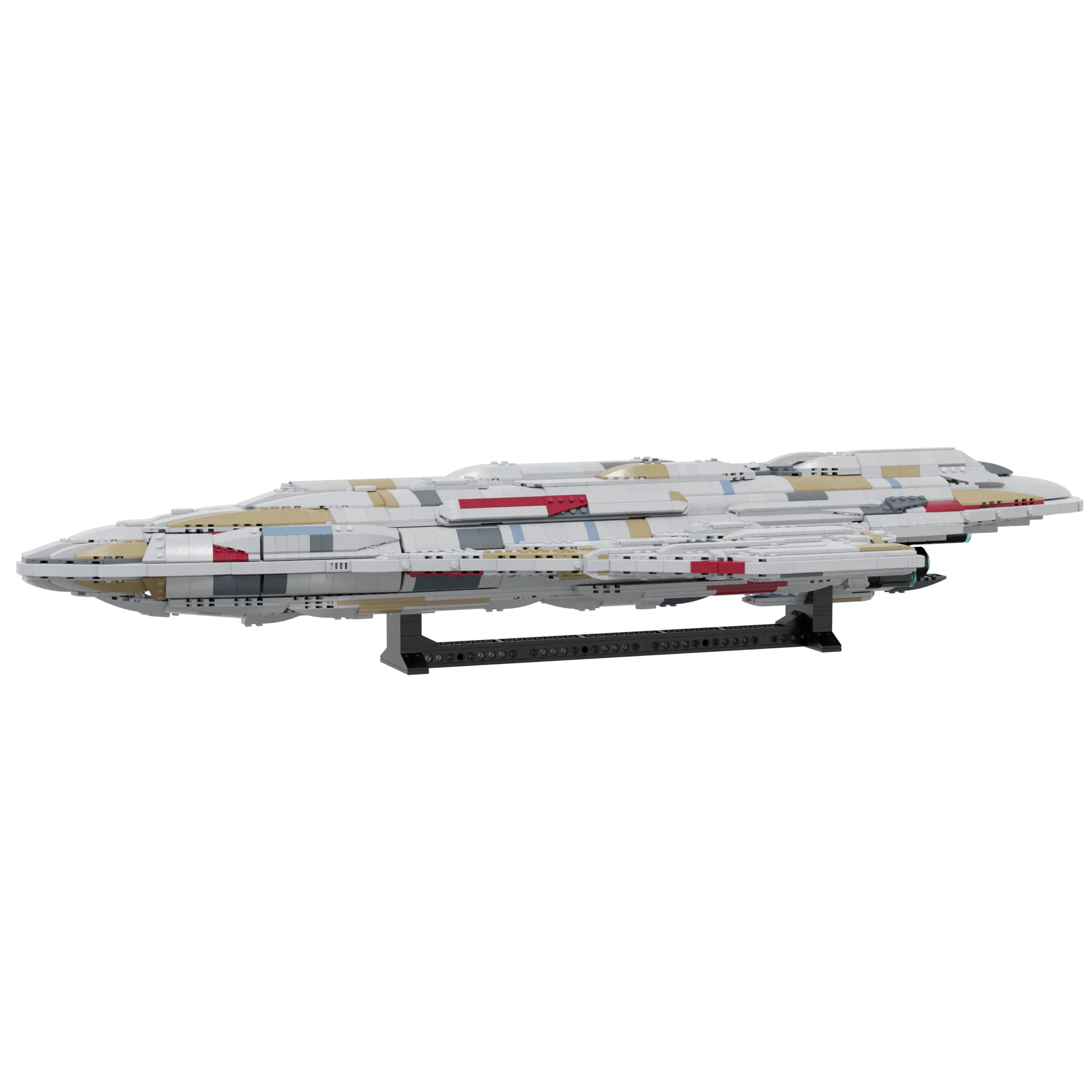 Space Movies Series UCS MC80 Liberty-type Star Cruiser MOC-152790 Building Blocks Assembly Model Spaceship Bricks Collection Toy