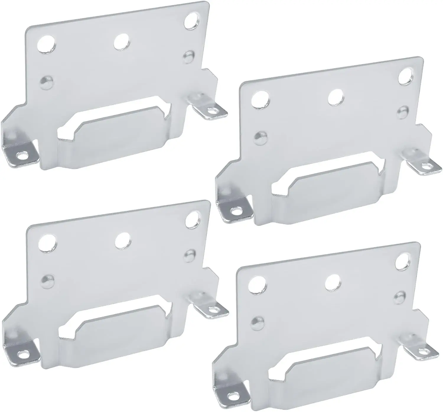

4Pcs Bed Mounting Brackets Set for Skorva Midbeam Rack Fitting Screws Camper Conversion Hardware Kit with 12Pc Fastener