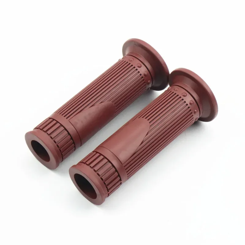 Retro Classic Motorbike Grips 22mm Handle Bar Grips Vintage Scooter for Harley Yamaha Motorcycle Handlebar Cafe Racer Moto Grip