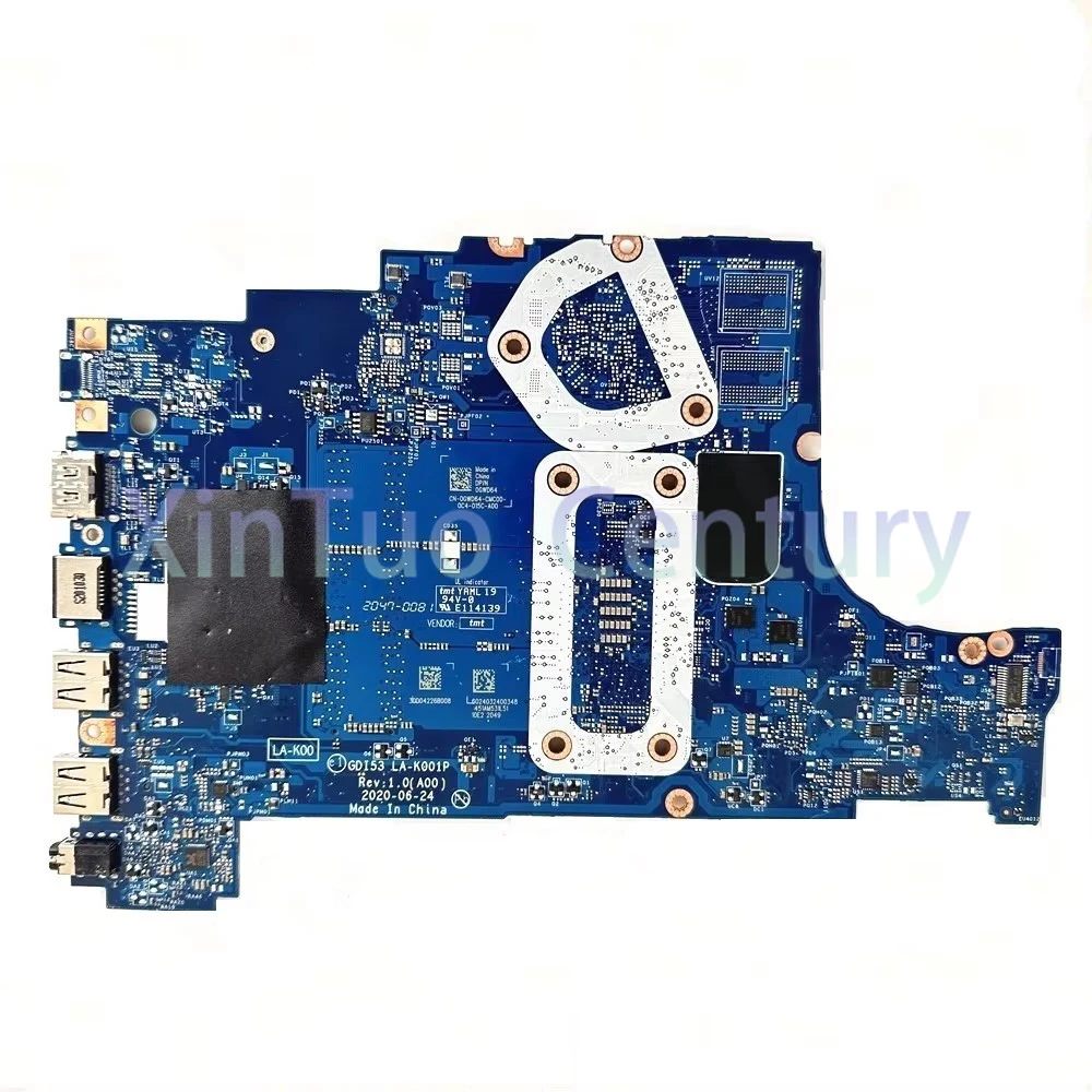 LA-K001P FOR Dell Inspiron 15 3501 3505 3405 3705 Laptop Motherboard With 3020U R3-3200 R5-3450 R7-3700 CPU Mainboard 100% Test