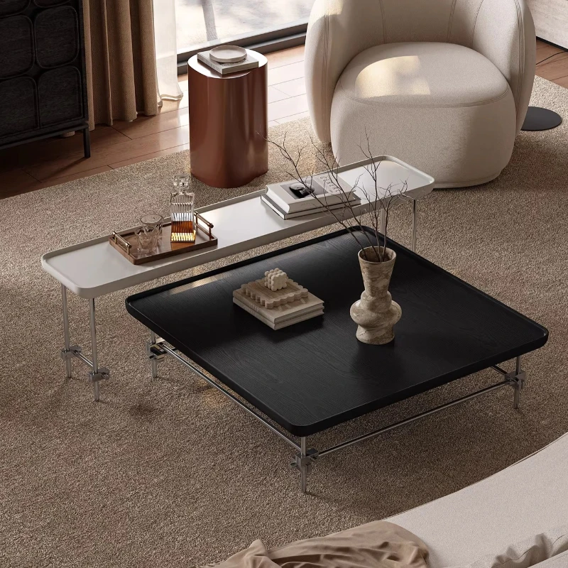 

Итальянские деревянные кофейные столики в скандинавском стиле, приставные столики для гостиной, минималистичные кофейные столики, оригинальная мебель для дома, кофейный столик (Couchtisch)