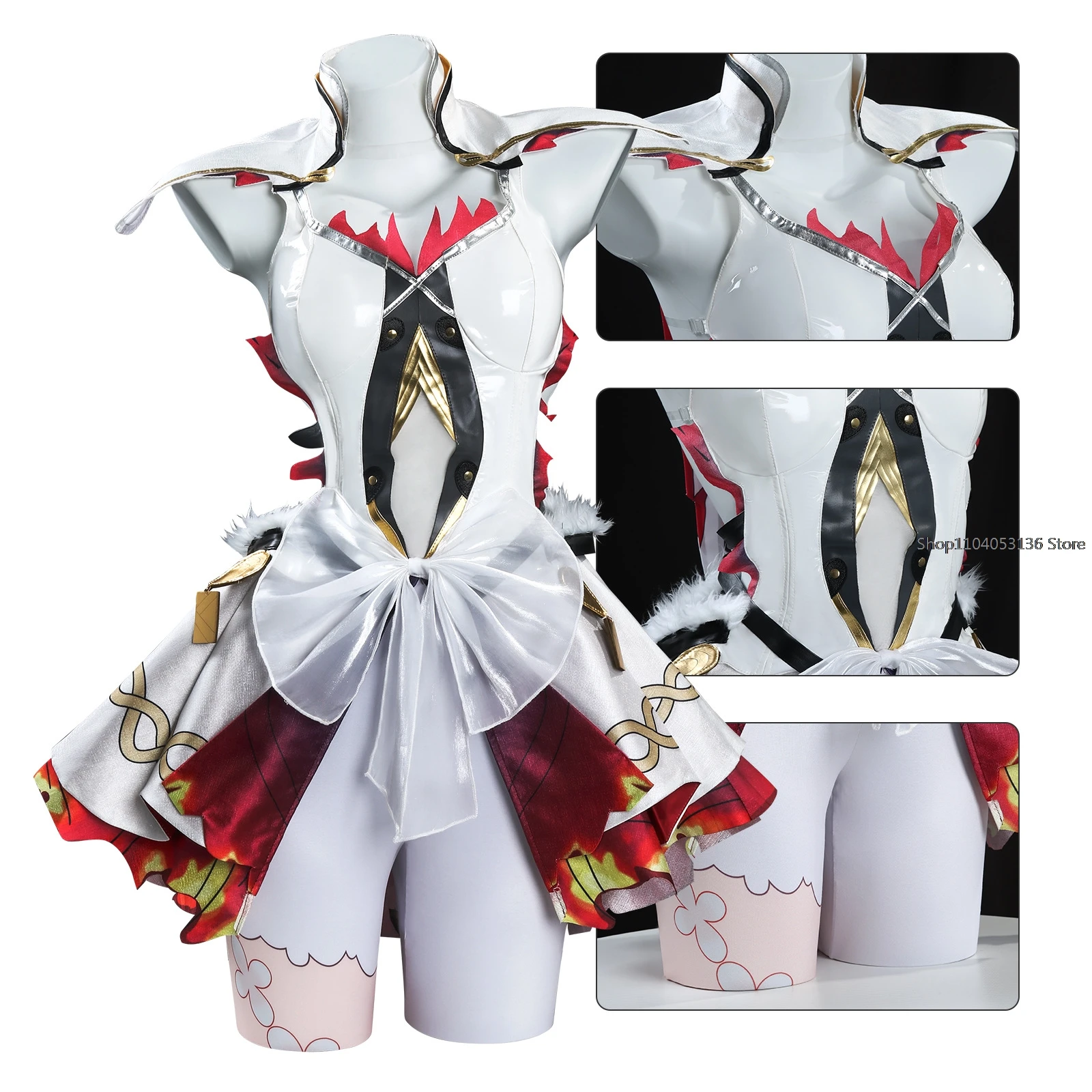 Camellya cosplay kostüm spiel wuther ing waves chun süßes uniform kleid komplettes set mit prop halloween party rollenspiel tuch xxxl